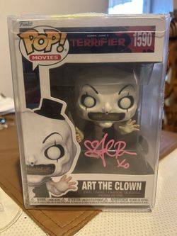 TERRIFIER .ART THE CLOWN FUNKO POP . AUTO by FELISSA ROSE
