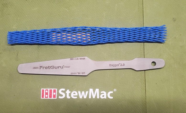 Fret Guru Dagger 2.0 Fret Crowning Tool with Sheath - Luthier Guitar Repair Tool