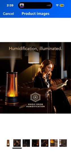 Brand New Vornado LUCERNA 3 Alchemy Ultrasonic Cool Mist Humidifier w Ambient Light