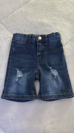 Kids Distressed Denim Jean Shorts