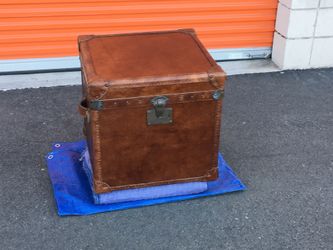 Mayfair Steamer Trunk Secretary - Vintage Cigar