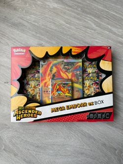 Pokemon Ascended Heroes Mega Emboar Ex Box