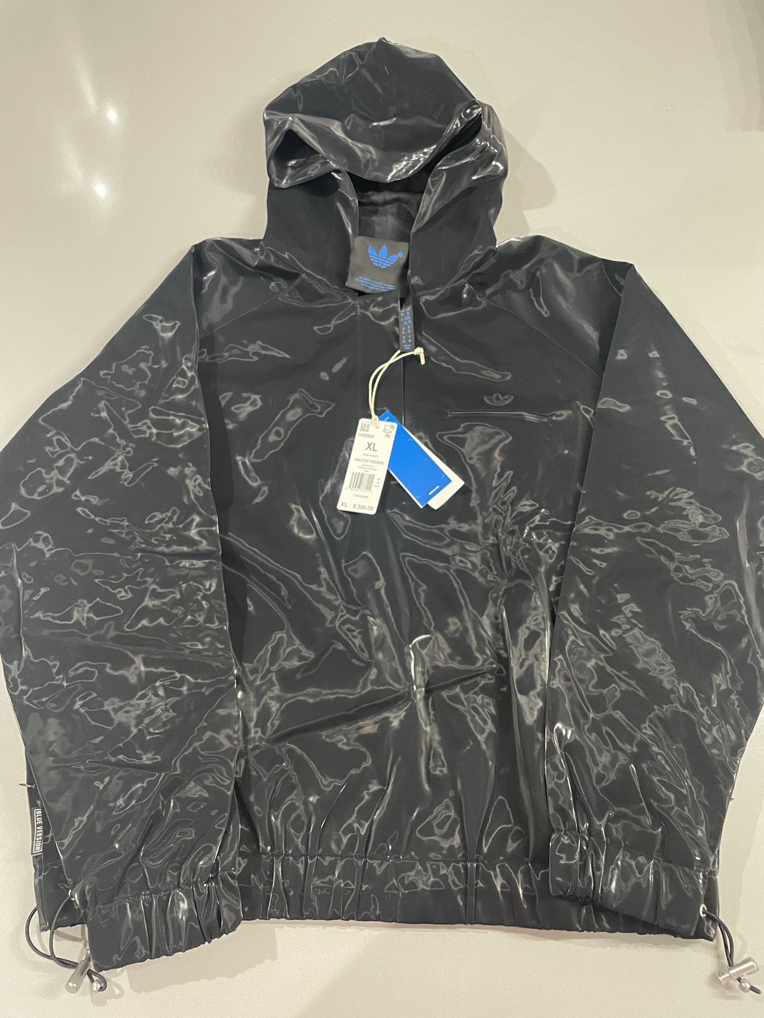 ADIDAS BLUE VERSION HIGH SHINE HALFZIP GENDER NEUTRAL UNISEX  HOODIE HN0999 (XL).    Brand new 100% authentic! Check out photos for further details an