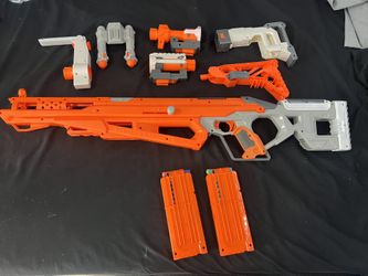 Nerf Blaster Bundle + Accessories & Magazines (AccuStrike / Mod Parts)