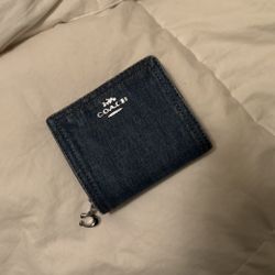 Denim Coach Wallet 