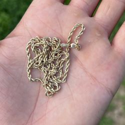 10k Gold Rope Necklace