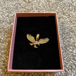 Gold Plated Eagle Pendant
