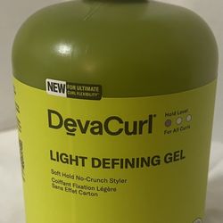 DevaCurl Light Defining Gel Soft Hold No-Crunch Styler | Non-Flaking Formula | Brings Natural Texture | All Curl Types