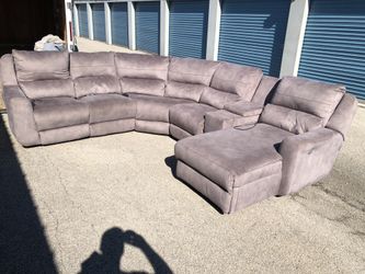 Power Reclining Sectional Couch