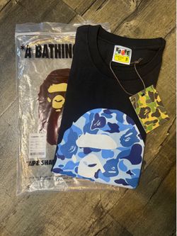 LIGHT BLUE BAPE T-SHIRT