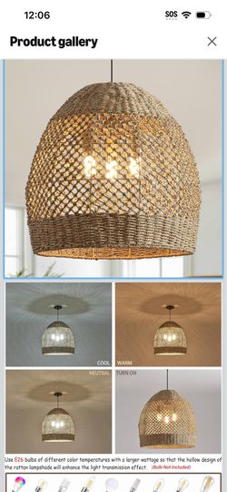 Pendant light fixture 1 light
