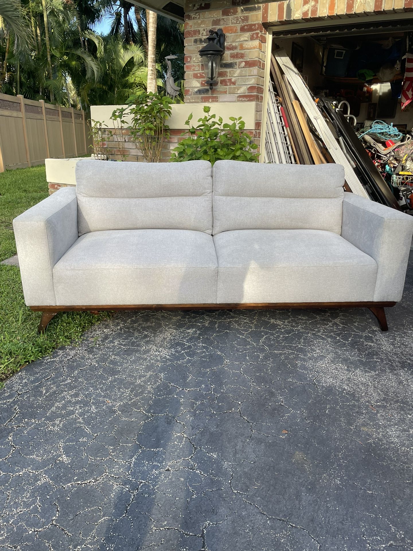 LIKE NEW! Grey Couch
