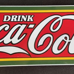 Coca Cola Metal Sign
