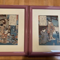 Two Japanese Woodblocks