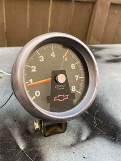 3.75in Autometer Chevy Chevrolet tachometer $165