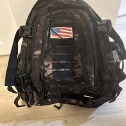 Military Camo Backpack 