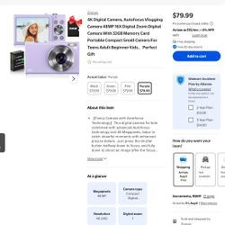 4k Digital Camera Brand New In The Box