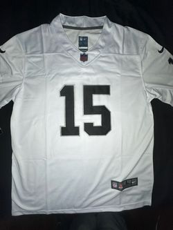 Raiders Mendoza #15 White Jersey
