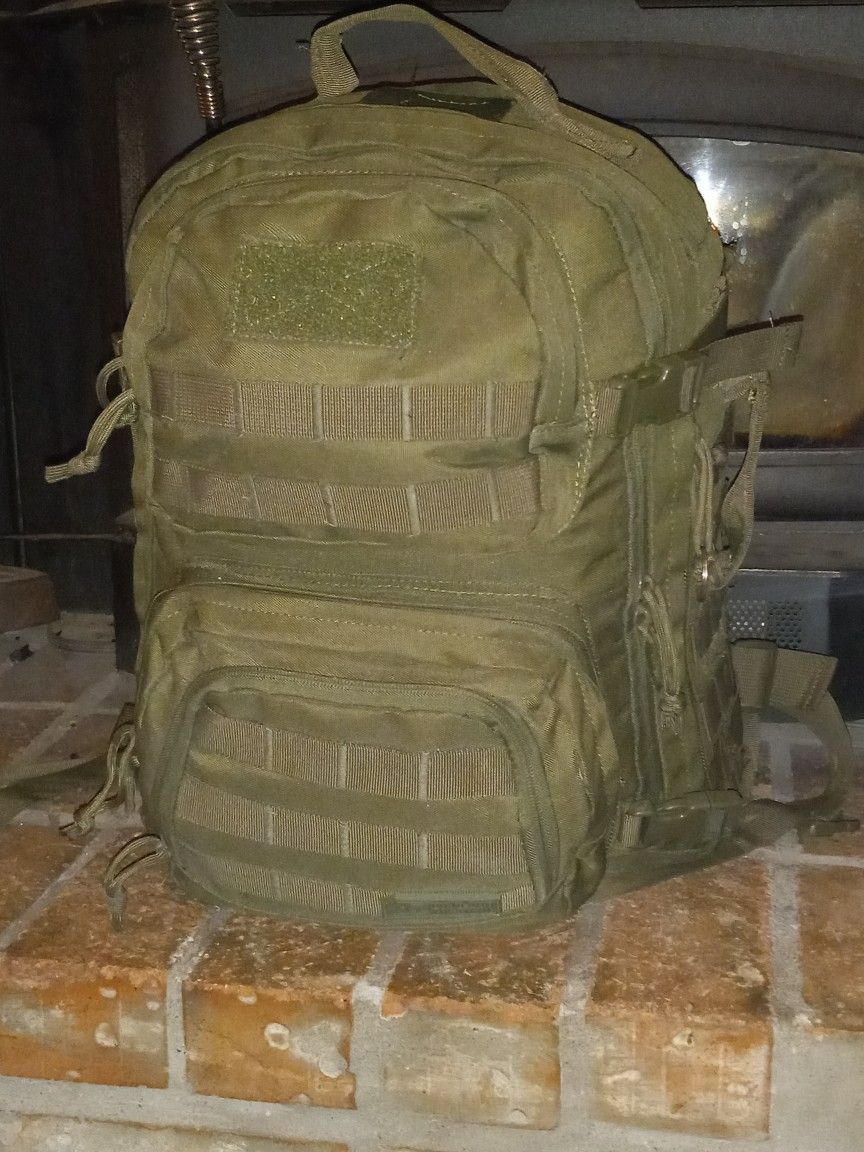 Army Tactical Bag, Helmet, Canteen 
