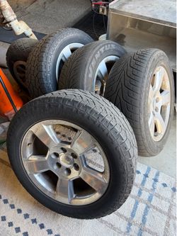 2016 Chevrolet Silverado LT Rims And Tires Set of 4 Used
