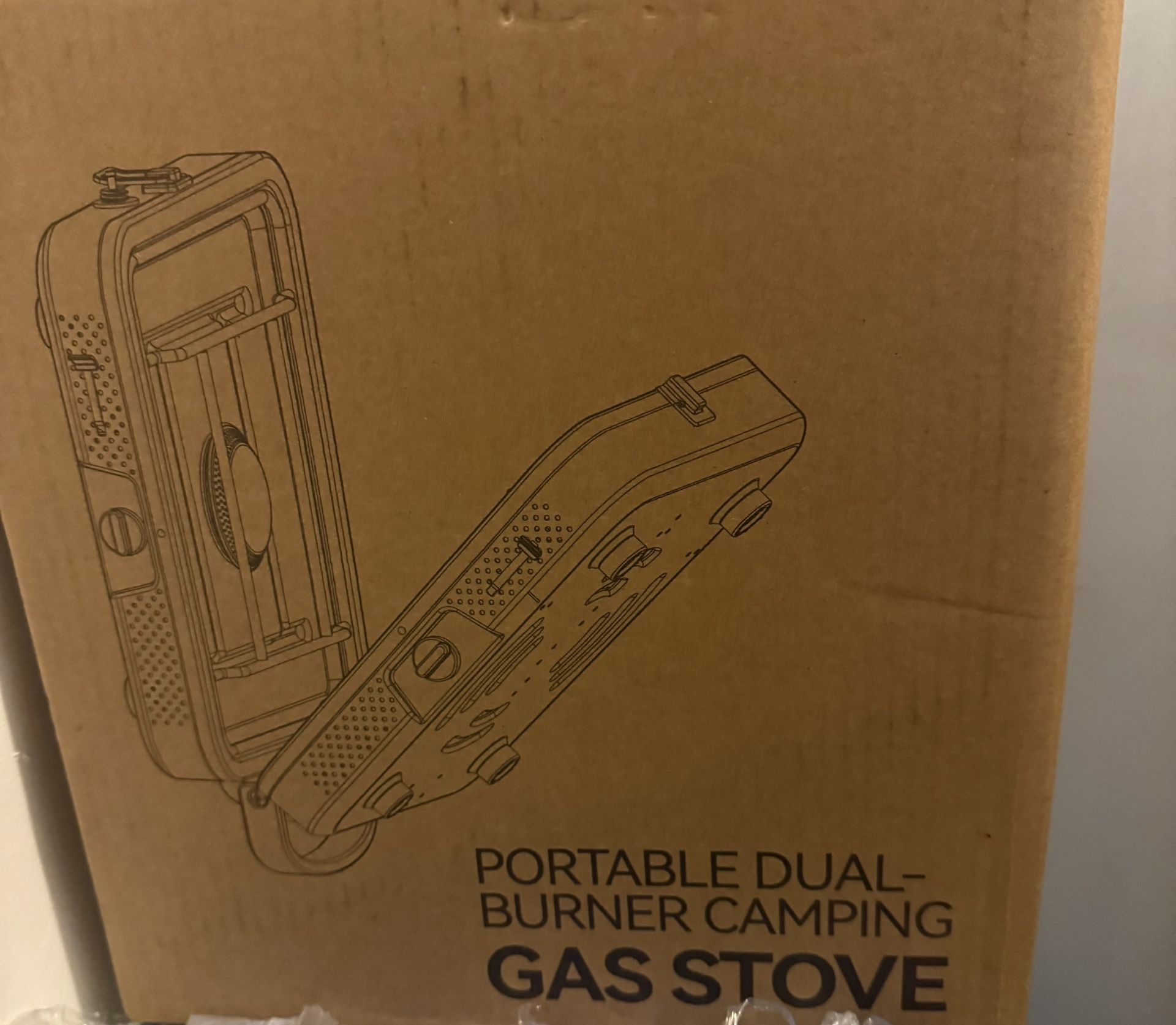 Cricosner Portable Dual-Burner Camping Gas Stove