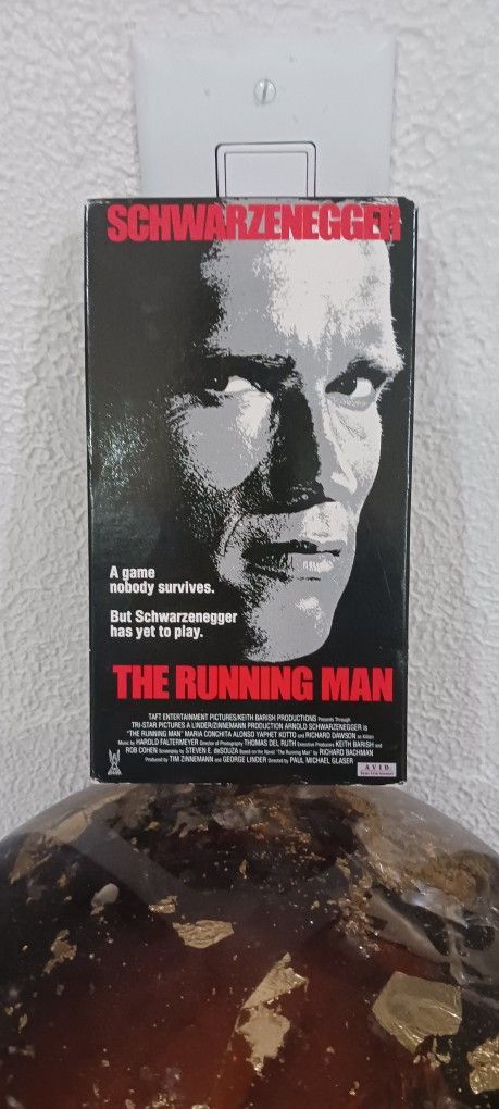 RUNNING MAN VHS MOVIE