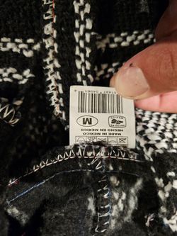 Black and White Knit Sweater Size Medium