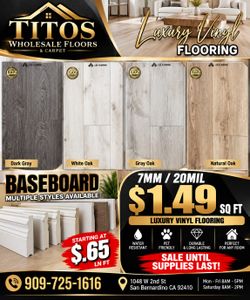 Luxury Vinyl Starting At $1.49 And Up