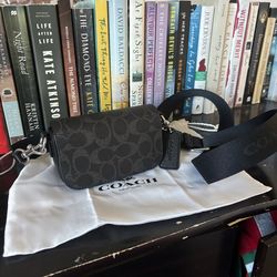 New Coach  Flap Crossbody Bag