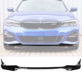 19-22 BMW G20 3 Series M Sport Front Bumper Lip Gloss Black