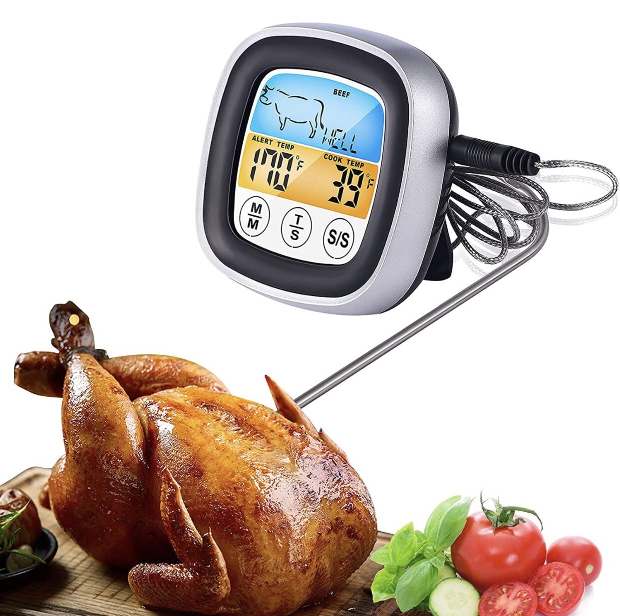 Instant Digital Read Meat Thermometer 