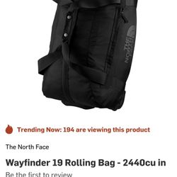 The North Face Wayfinder 19 Carry-on Luggage Roll-on