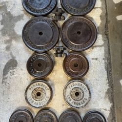 Standard Weight Set Paramount Los Angeles  Vintage160Lbs