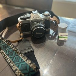 CANON AE-1 Program With Strap And Film