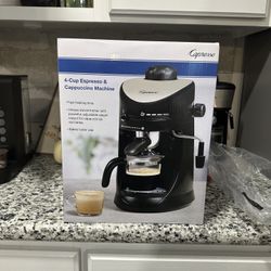 Capresso 4 Cup Espresso And Cappuccino Machine 