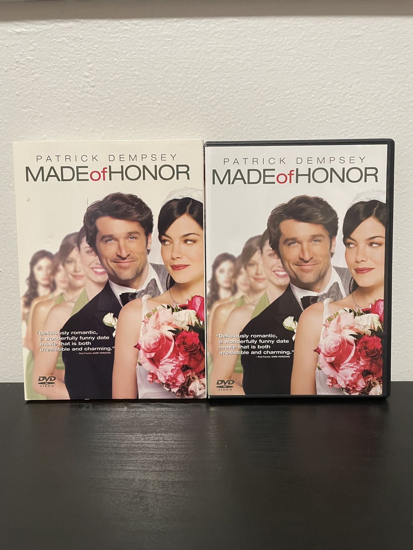 Made Of Honor DVD Movie Patrick Dempsey Romance Comedy Sony Slipcover 2008