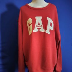 GAP Women's Red Gap Original Sweatshirt (Size XL)