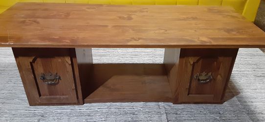 Coffee Table with decorative little doors