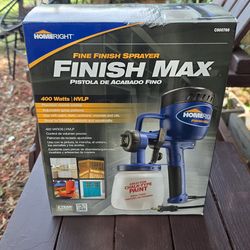 HomeRight C800766, C900076 Finish Max Paint Sprayer HVLP Electric Spray Gun, 1 Nozzle Sprays All, Superior Brass Tip, 3 Spray Patterns