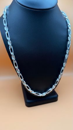 Silver Figaro Rope Chain