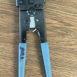 Tyco Electronics AMP 2-231652-0 Ratcheting Modular Plug Crimping Tool AH 1050