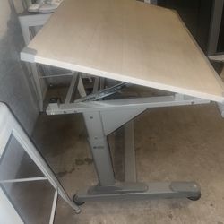 Stand Up Desk Store Adjustable Height and Angle Drafting Table Drawing Desk with Large Surface