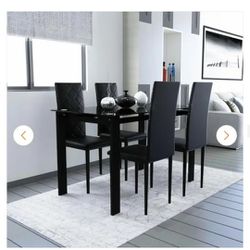 Dining Table & Chairs Set 