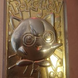 Pokémon Jigglypuff Gold Collectors Bar
