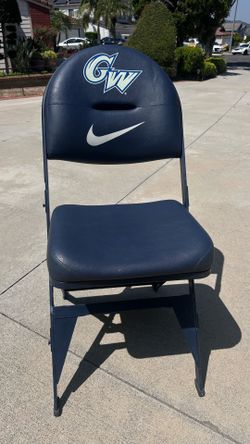NCAA premium court side folding chair with Nike logo