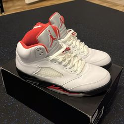 (Size 12) Air Jordan 5 Fire Red (worn once)