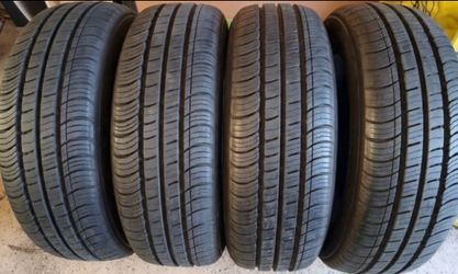 185/60R15 - Set of 4 Like New Tires (DOT 2024) - SureDrive Touring A/S - No Patches