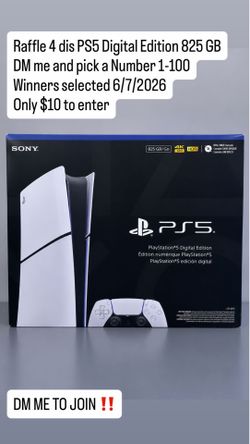 PS5 Digital Edition (Raffle)
