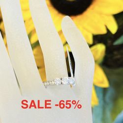 Diamond Engagement Ring Wedding Ring Anniversary Ring 1.30 Carats NATURAL DIAMONDS 💎  VALENTINES 💝 DAY  SALE  -65%  SEE APPRAISAL 