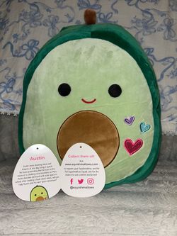 Austin the Avocado Valentines Day Squishmallow